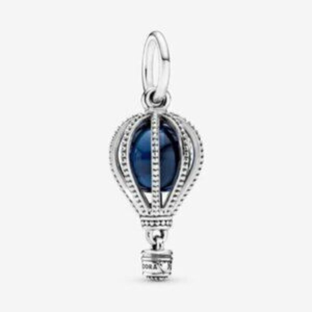 Pandora Blue Hot Air Balloon Travel Charm